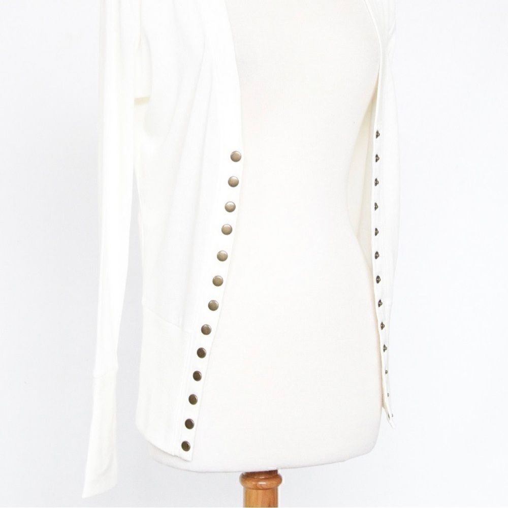 Ivory Button Cardigan - Picture 2 of 7
